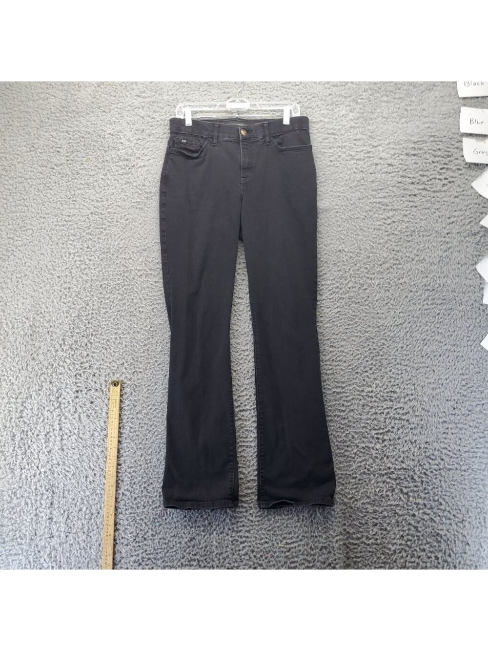 Lee Jeans Womens Size 12 Black Bootcut Flex Motion Regular Fit Mid Rise